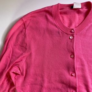 J. Crew Pink Cardigan